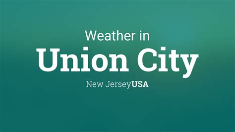 union city new jersey weather